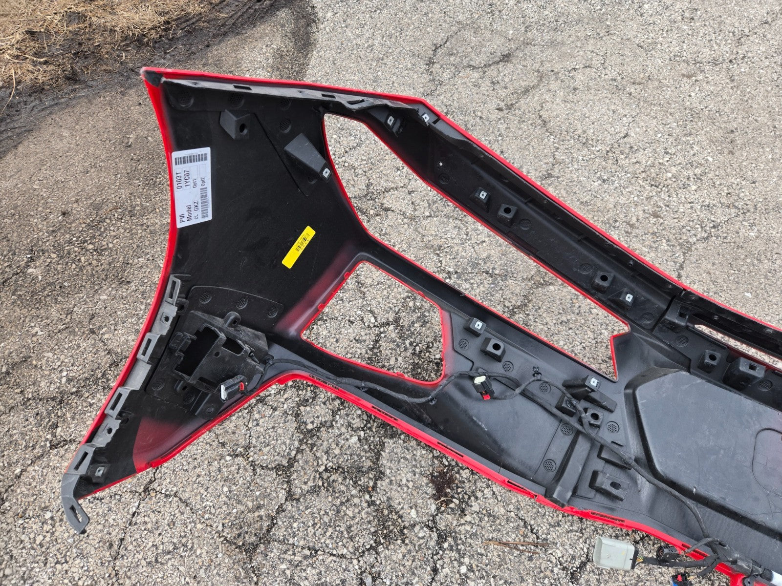 2020- 2024 CHEVROLET CORVETTE C8 REAR BUMPER COVER w/ HARNESS OEM
