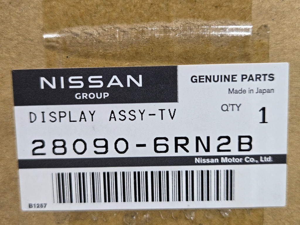 2024 NISSAN ROGUE DASH DASHBOARD CENTER DISPLAY SCREEN MONITOR OEM 28090-6RN2B