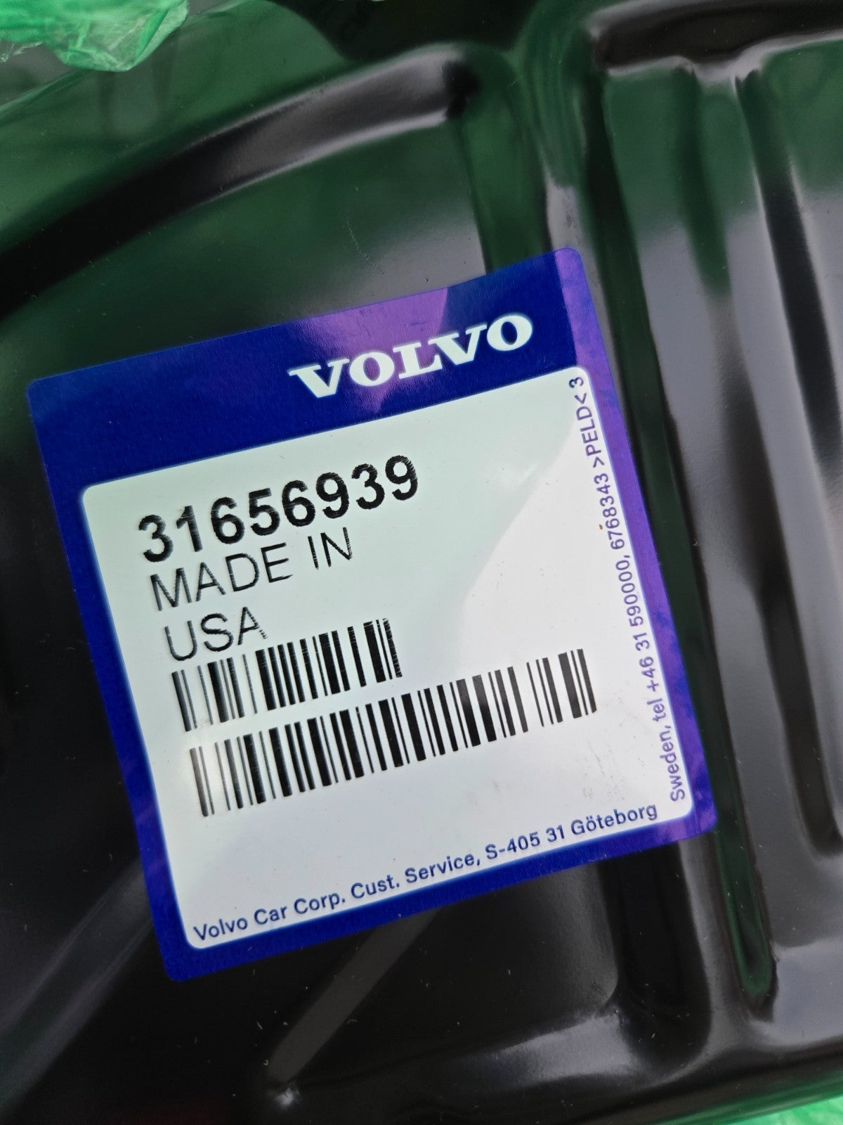 2019 2020 2021 2022 2023 2024 VOLVO S60 REAR BODY REINFORCED 31656939 OEM NEW