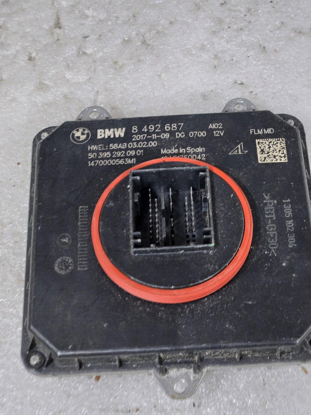 2017-20 OEM BMW G30 G01 G02 F90 M5 X3 X4 LED Ballast Unit Control Module 8492687
