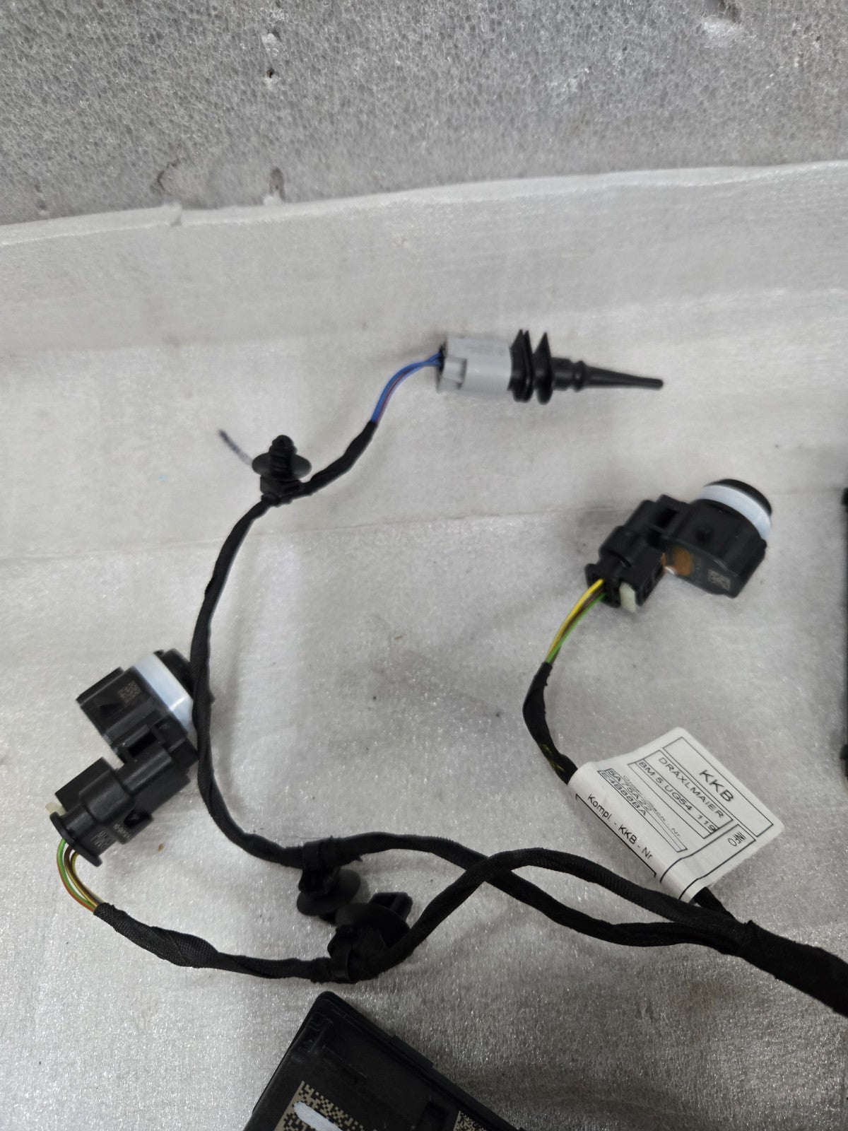2023-2025 BMW X6 Wiring Harness Bumper Front 61125A75A22 COMPLETE w/Sensors OEM