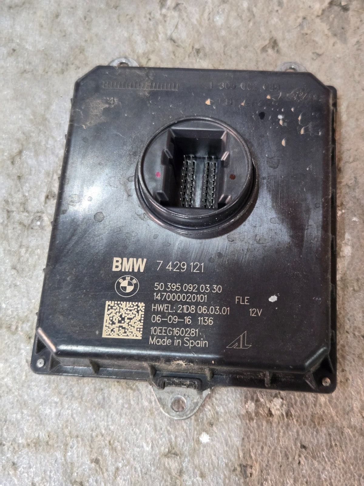 OEM Made in Spain BMW Mini LED Headlight Light Control Module Ballast 7429122
