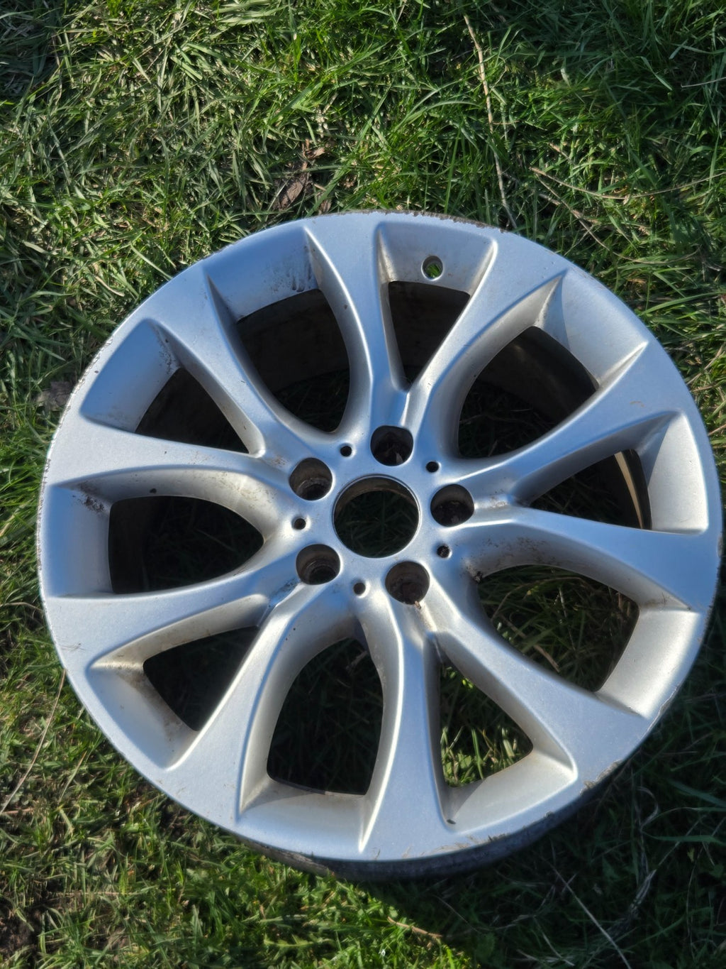 2013-2018 BMW X5 Wheel Rim Alloy 19"X9'' 5 Spoke V Wide Spoke OEM 6853953