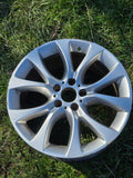 2013-2018 BMW X5 Wheel Rim Alloy 19"X9'' 5 Spoke V Wide Spoke OEM 6853953