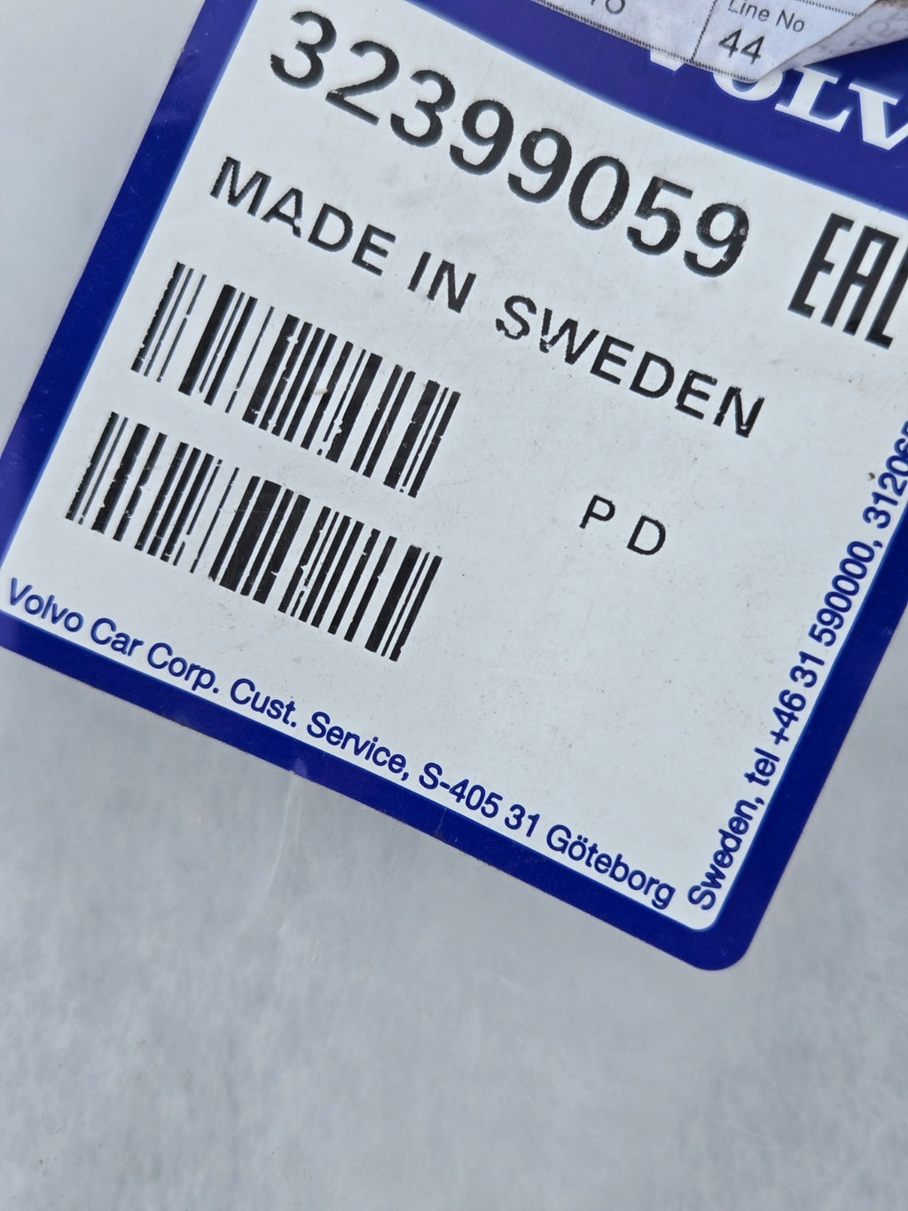 Genuine Volvo Protect Plate 32399059 OEM NEW