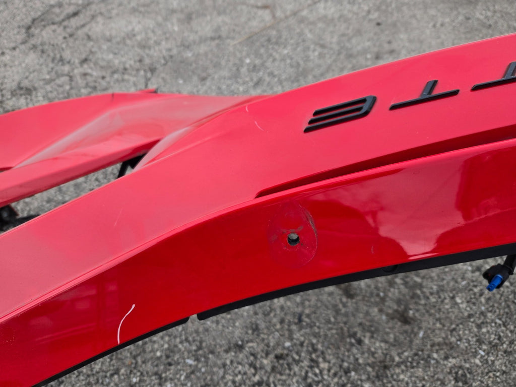 2020- 2024 CHEVROLET CORVETTE C8 REAR BUMPER COVER w/ HARNESS OEM