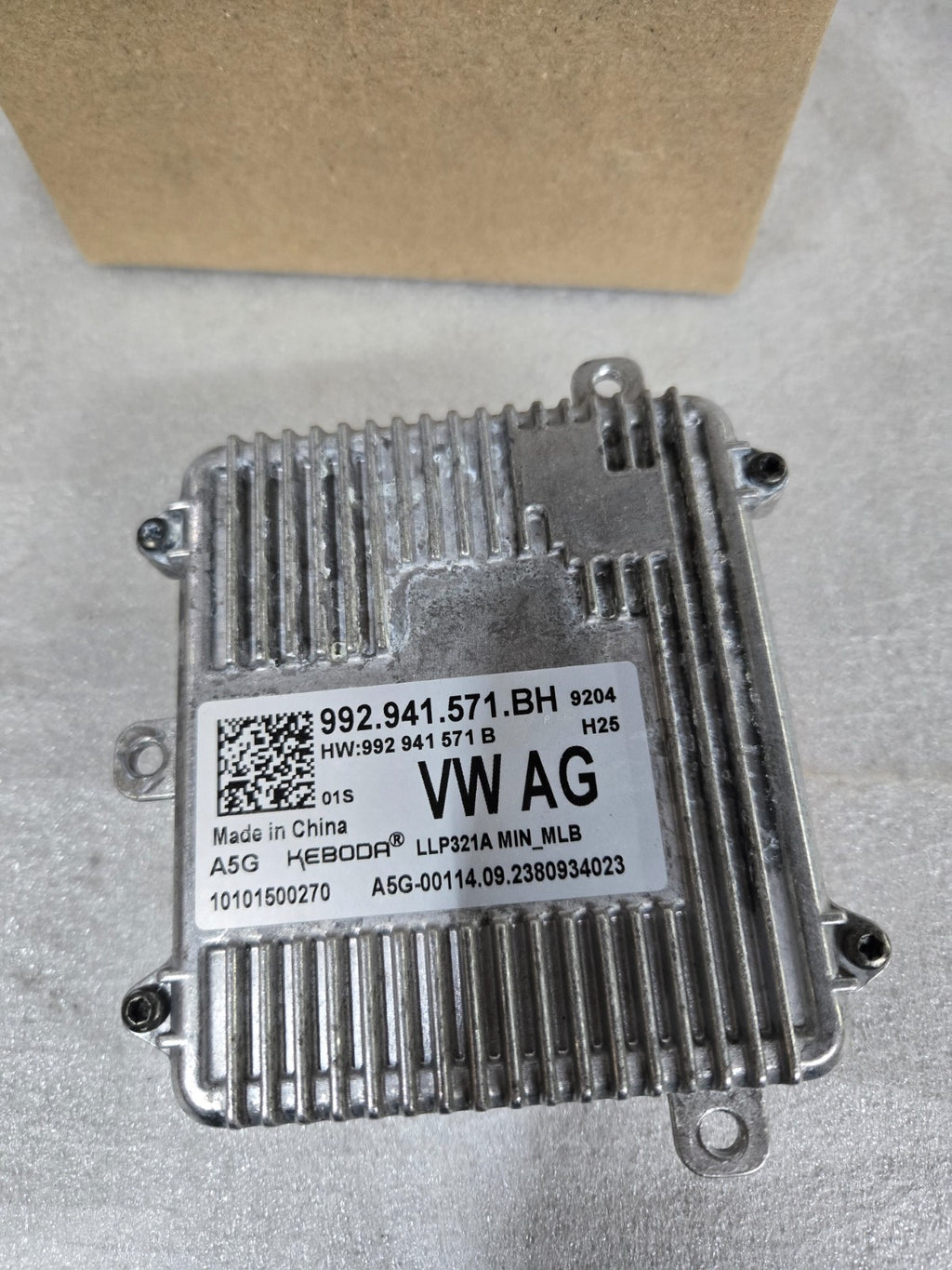 2024-2025 PORSCHE PANAMERA HEADLIGHT BALLAST CONTROL MODULE OEM 992941571BH