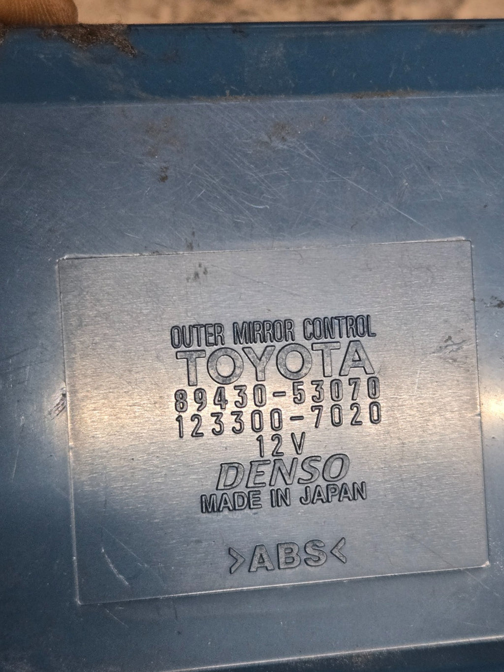 2006-13 LEXUS IS250 IS350 ISF FRONT DOOR CONTROL OUTER MIRROR MODULE 89430-53070