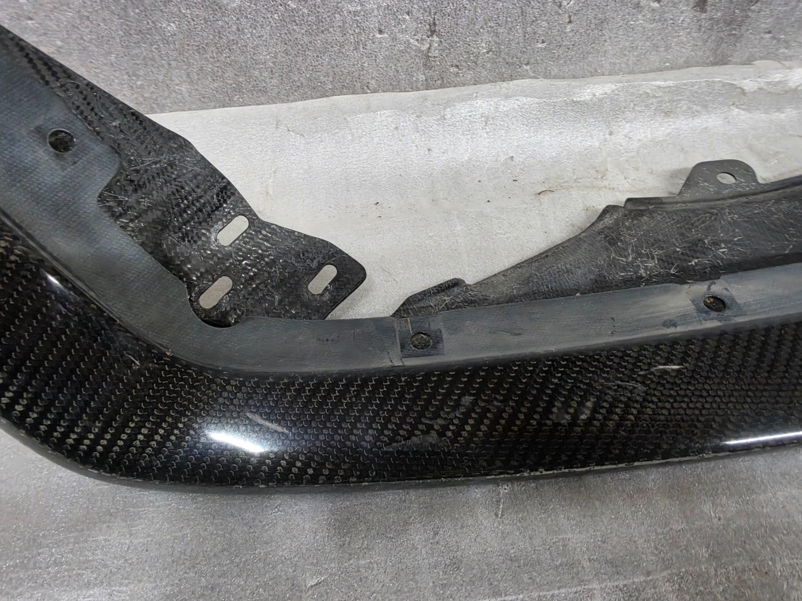 Lamborghini Urus Front Bumper LH Left 4ML807059A Carbon Lip Section OEM Genuine