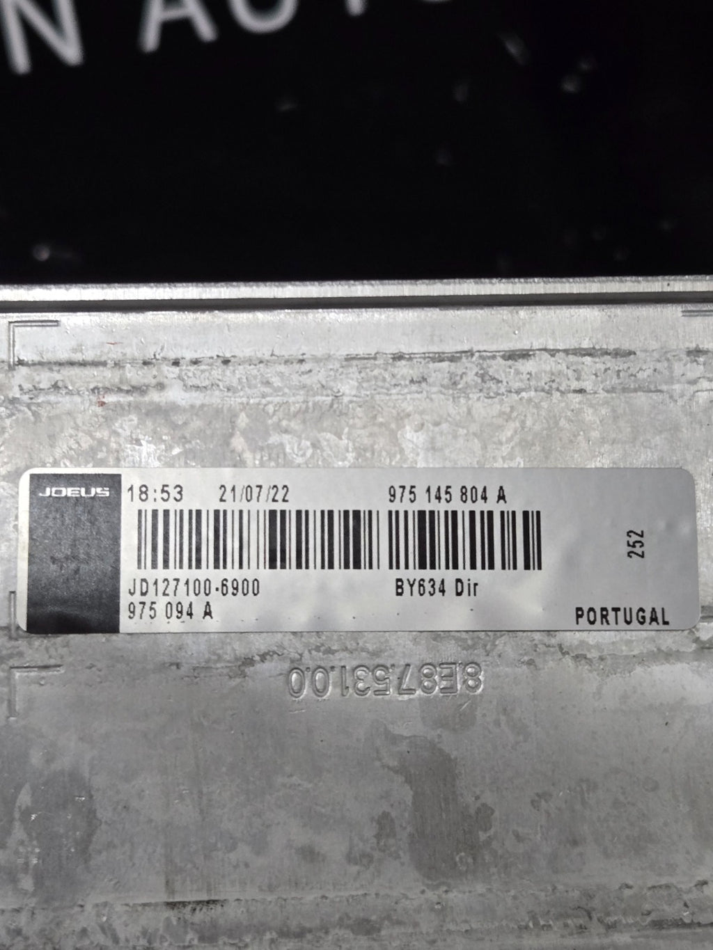 2019-2023 Bentley Continental GT Engine Air Inter Cooler 975145804A OEM