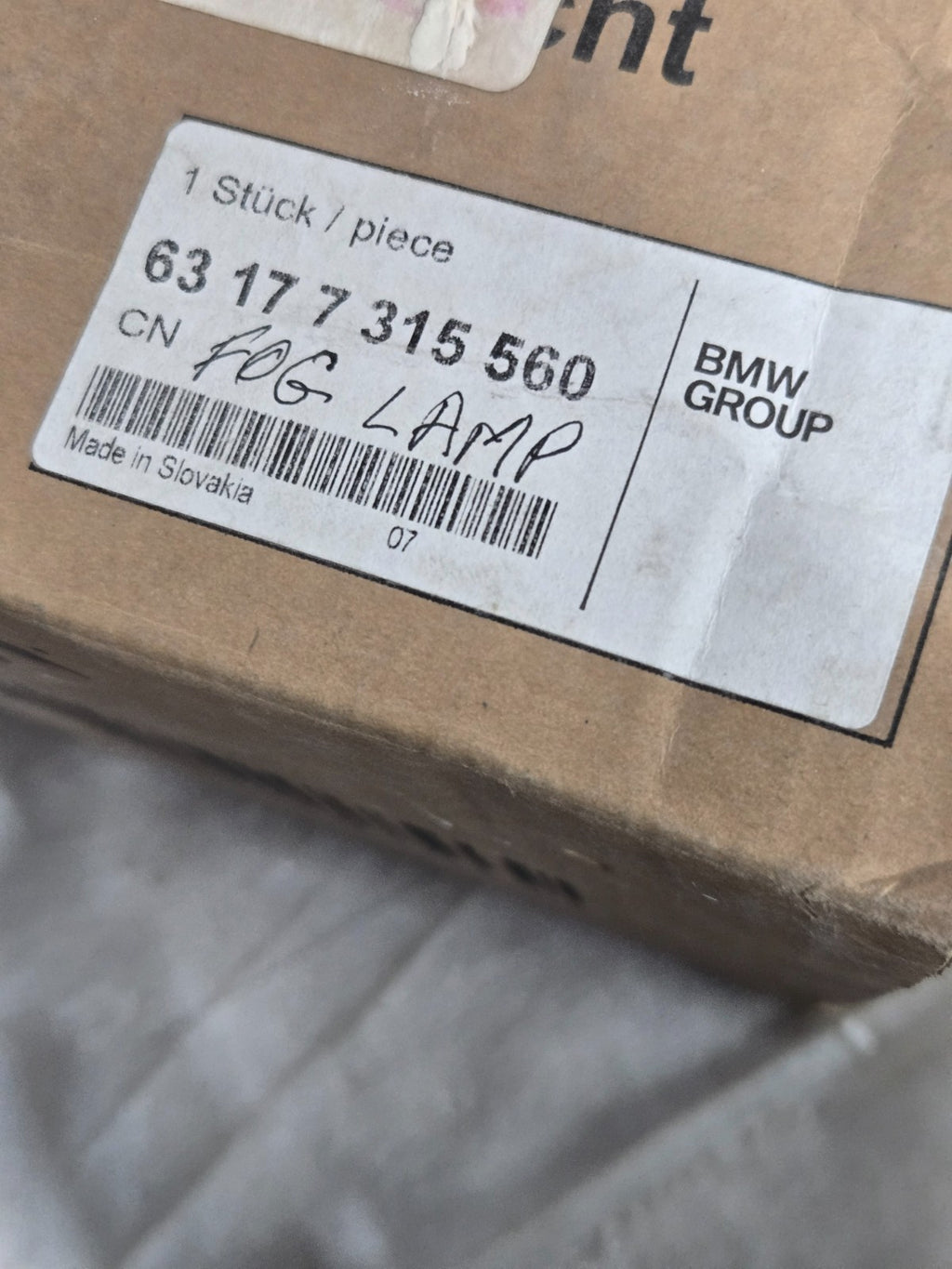 2014-2021 BMW F30 F32 F33 Fog Light Lamp Assembly 63177315560 NEW OEM!!