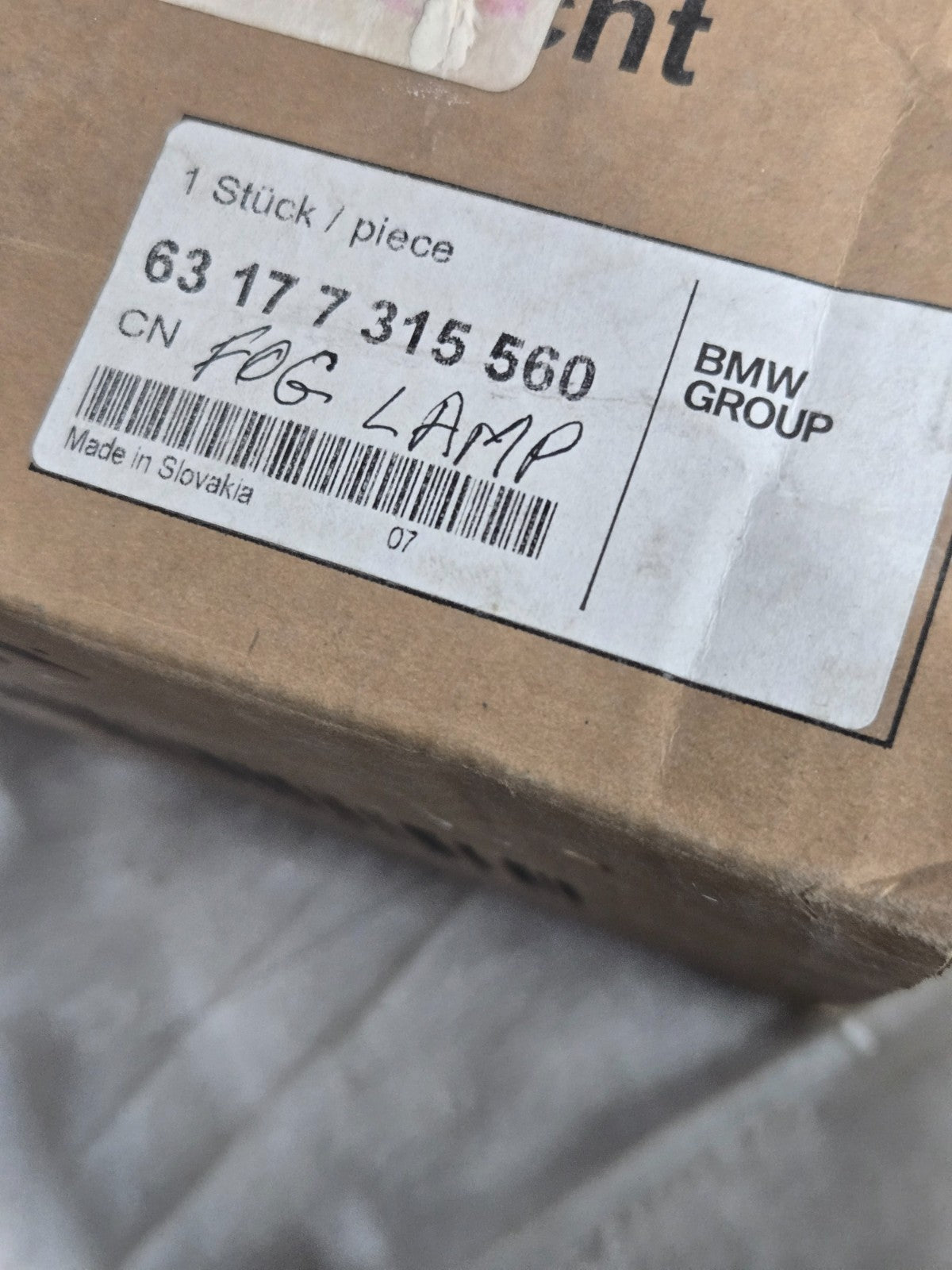 2014-2021 BMW F30 F32 F33 Fog Light Lamp Assembly 63177315560 NEW OEM!!