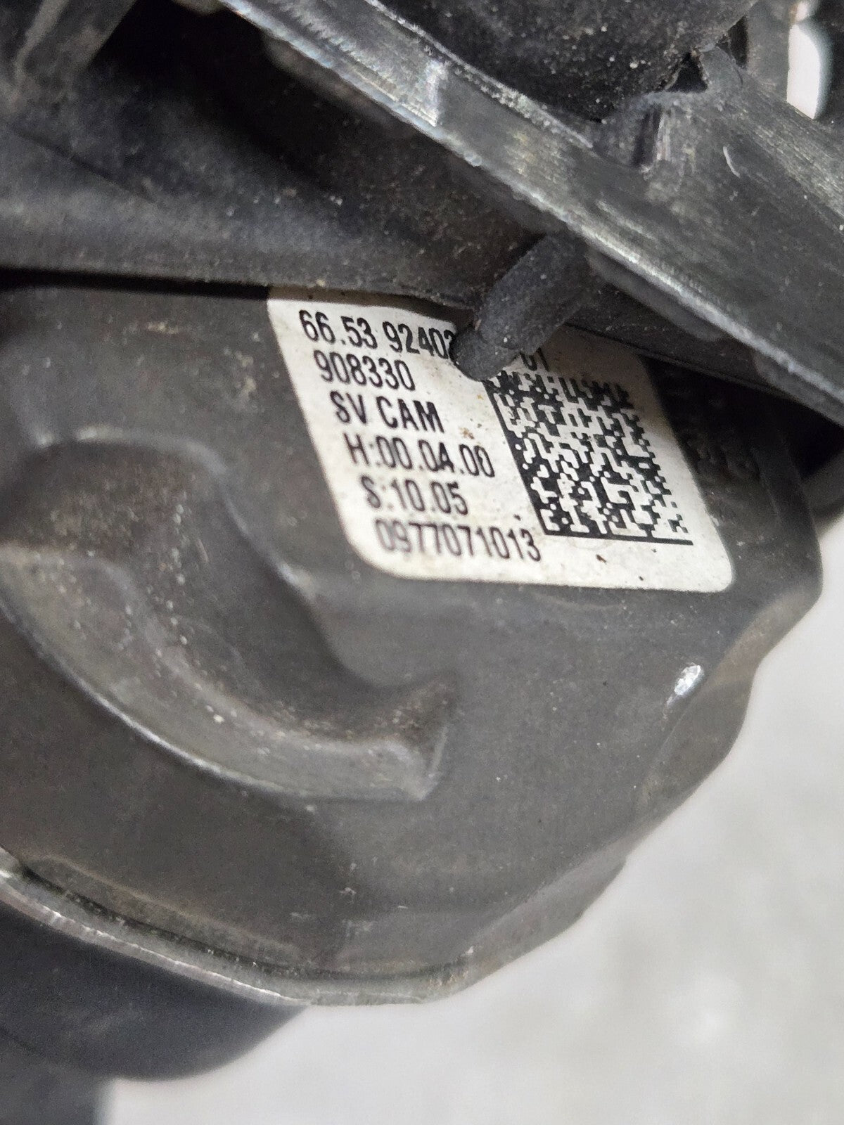 11-16 BMW F10 5-SERIES FRONT BUMPER LANE DEPARTURE SIDE VIEW CAMERA 9240352 OEM