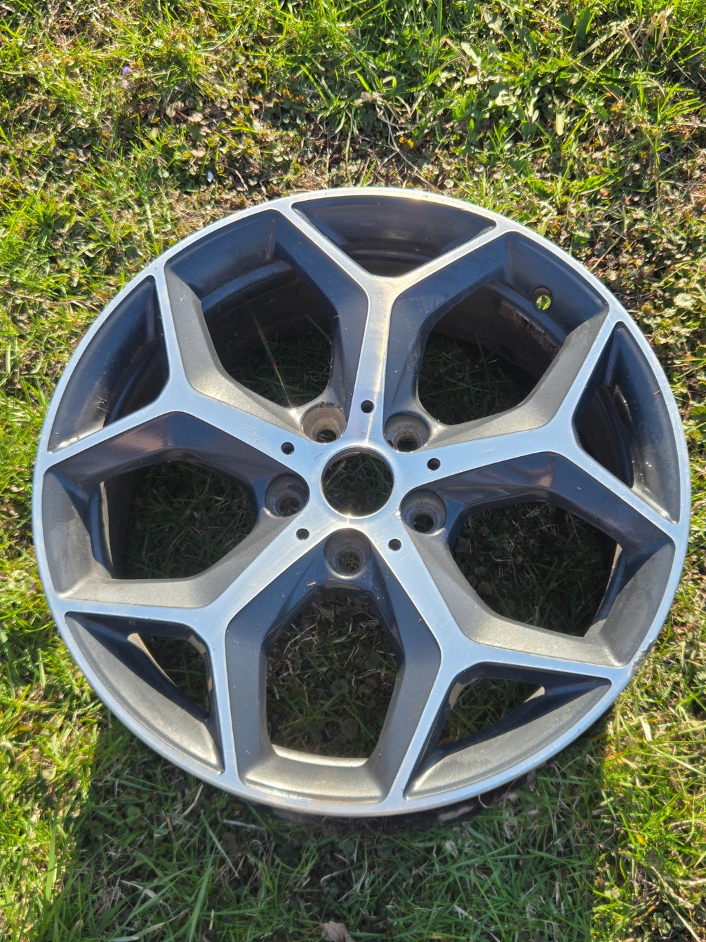 2018 BMW X1 Wheel Rim 18''x7.5'' Alloy 5 Y Spoke Factory OEM 6856070