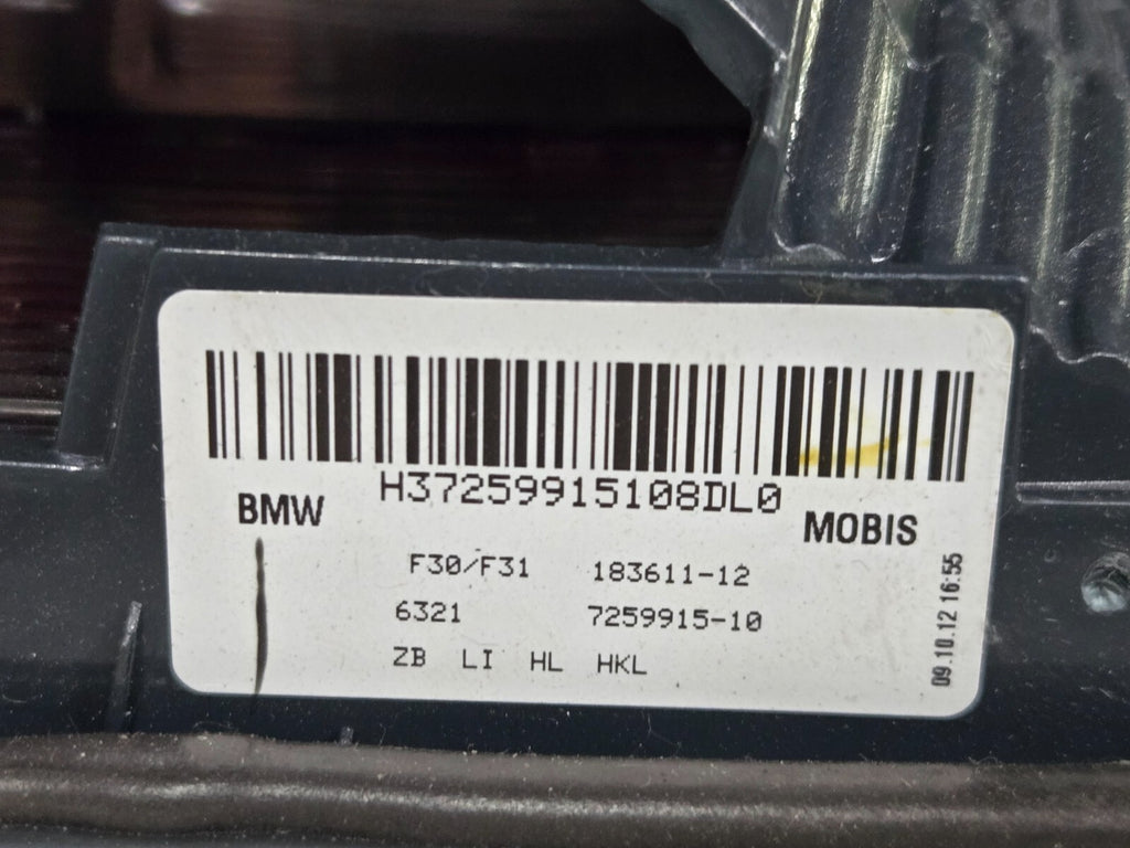 2012-2015 BMW 328I F30 320I REAR LEFT LH DRIVER SIDE INNER TAILLIGHT 7259915 OEM
