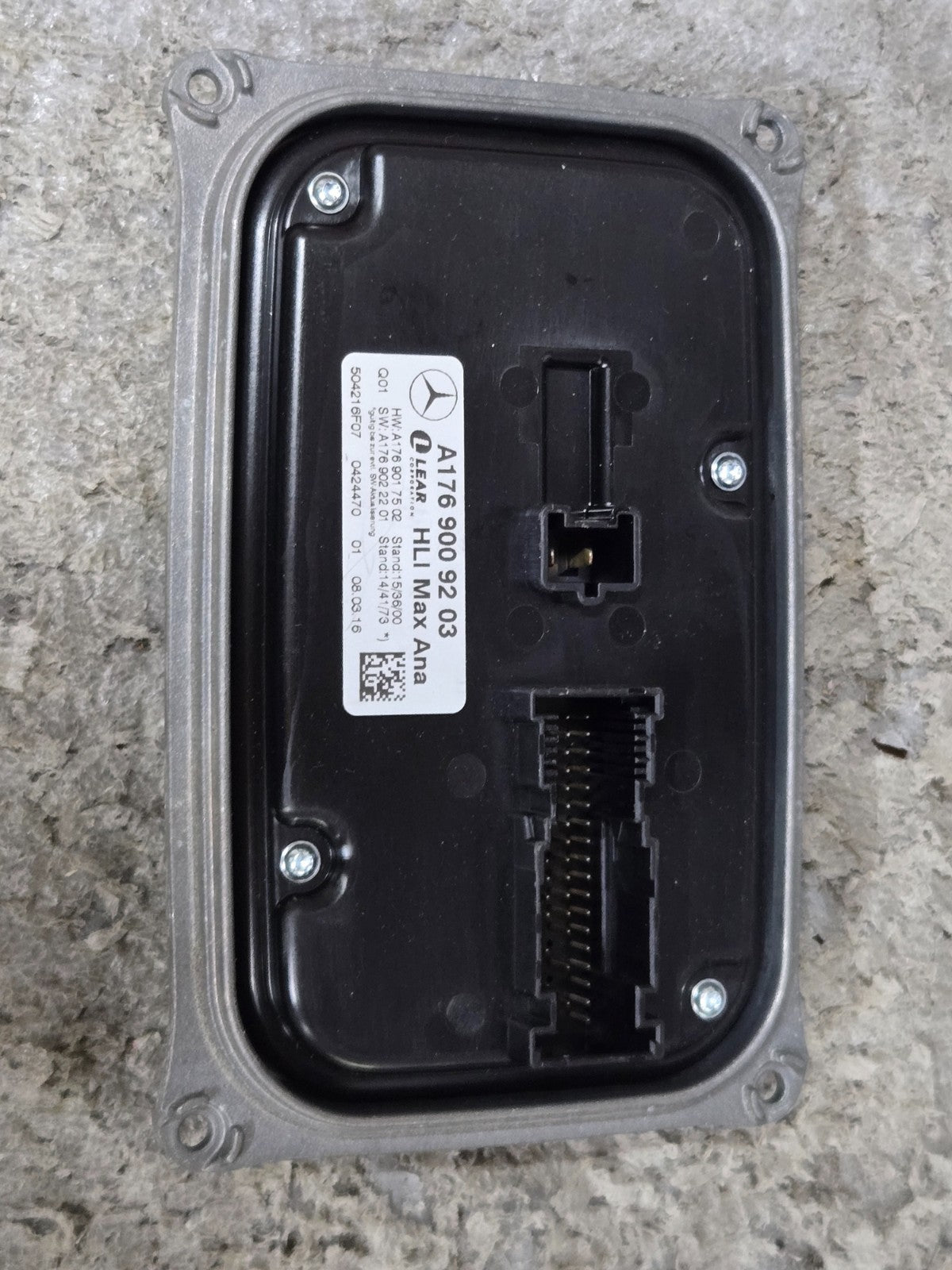 2012-2020 Mercedes SL LED Headlight Module Ballast OEM A1769009203 GENUINE USED 
