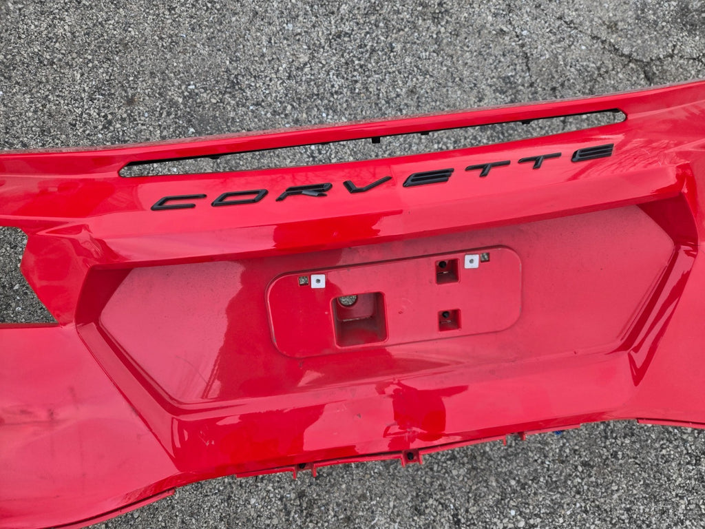 2020- 2024 CHEVROLET CORVETTE C8 REAR BUMPER COVER w/ HARNESS OEM