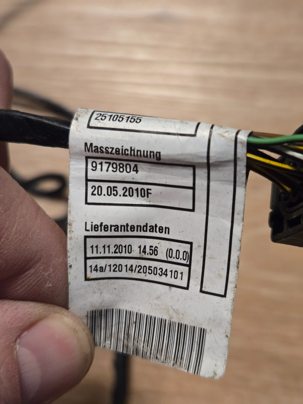 2008-2014 BMW E71 E72 X6 REAR BUMPER PDC PARKING DISTANCE SENSOR WIRING HARNESS