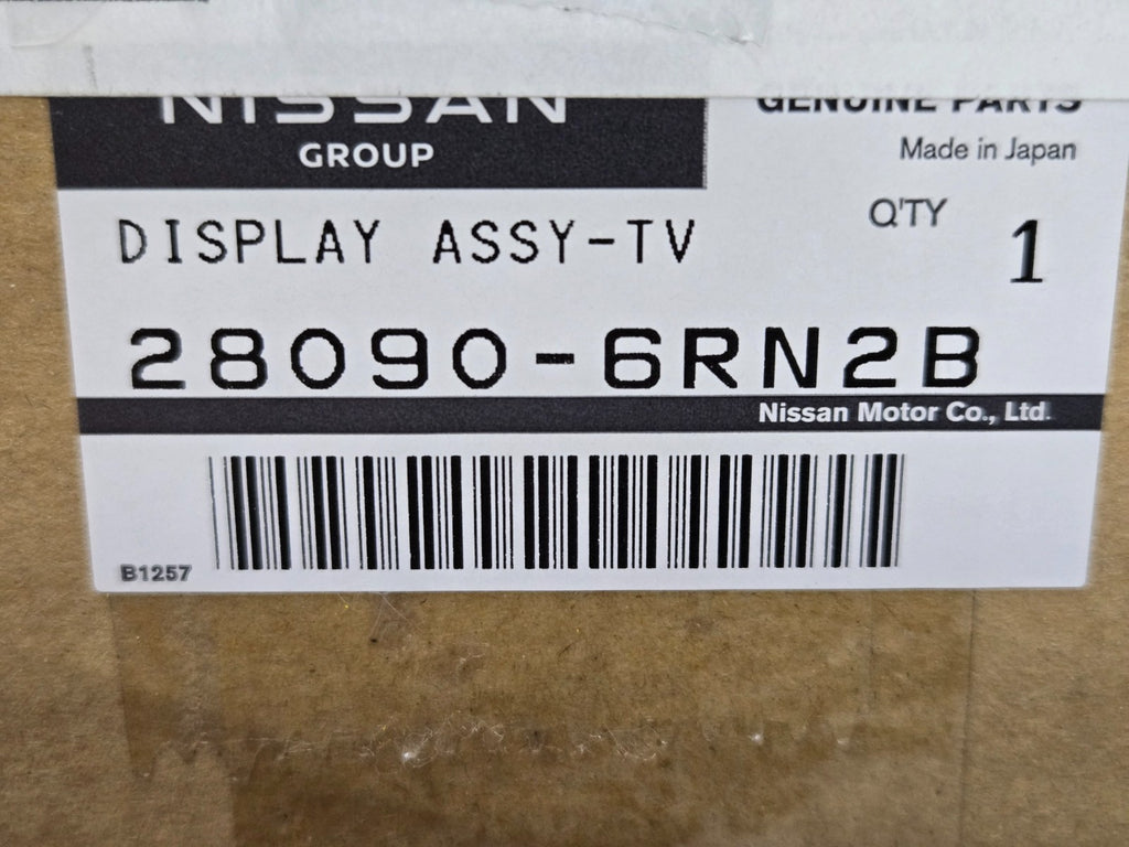 2024 NISSAN ROGUE DASH DASHBOARD CENTER DISPLAY SCREEN MONITOR OEM 28090-6RN2B