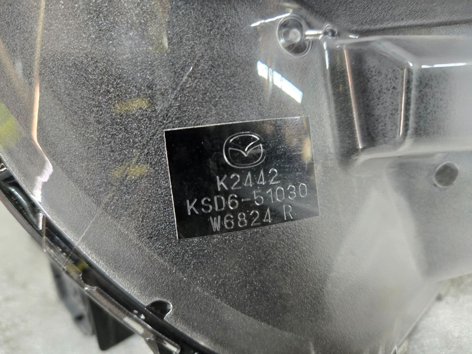 2022-2024 MAZDA CX-5 HEADLIGHT RIGHT PASSENGER SIDE LED NON AFS OEM KSD6-51030