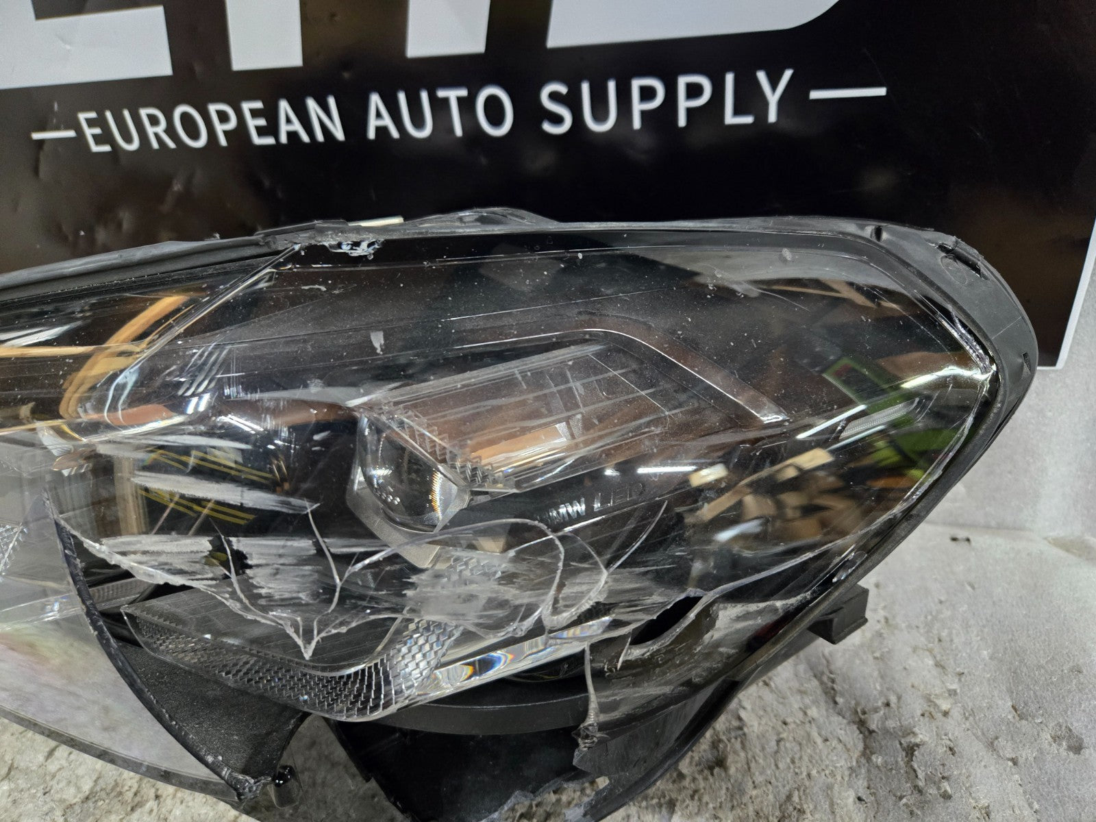 2022 2023 BMW X3 X4 G01 G02 Headlight Full LED Front Left Driver Black OEM