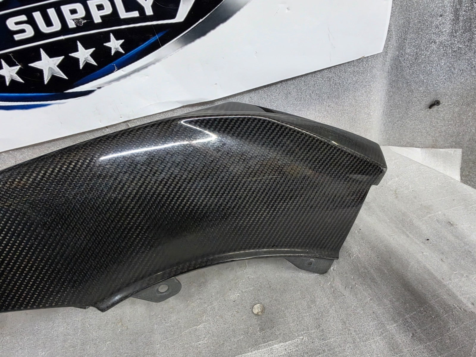 Lamborghini Urus Front Bumper LH Left 4ML807059A Carbon Lip Section OEM Genuine