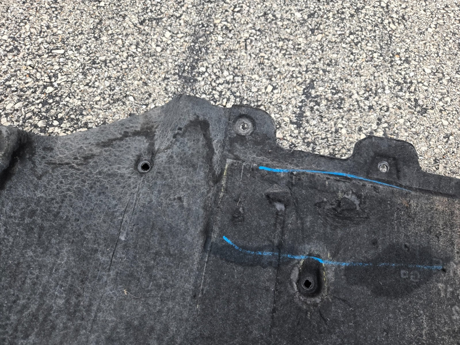 LAMBORGHINI HURACAN EVO FRONT UNDERBODY TRIM PANEL COVER OEM 4T0825101E