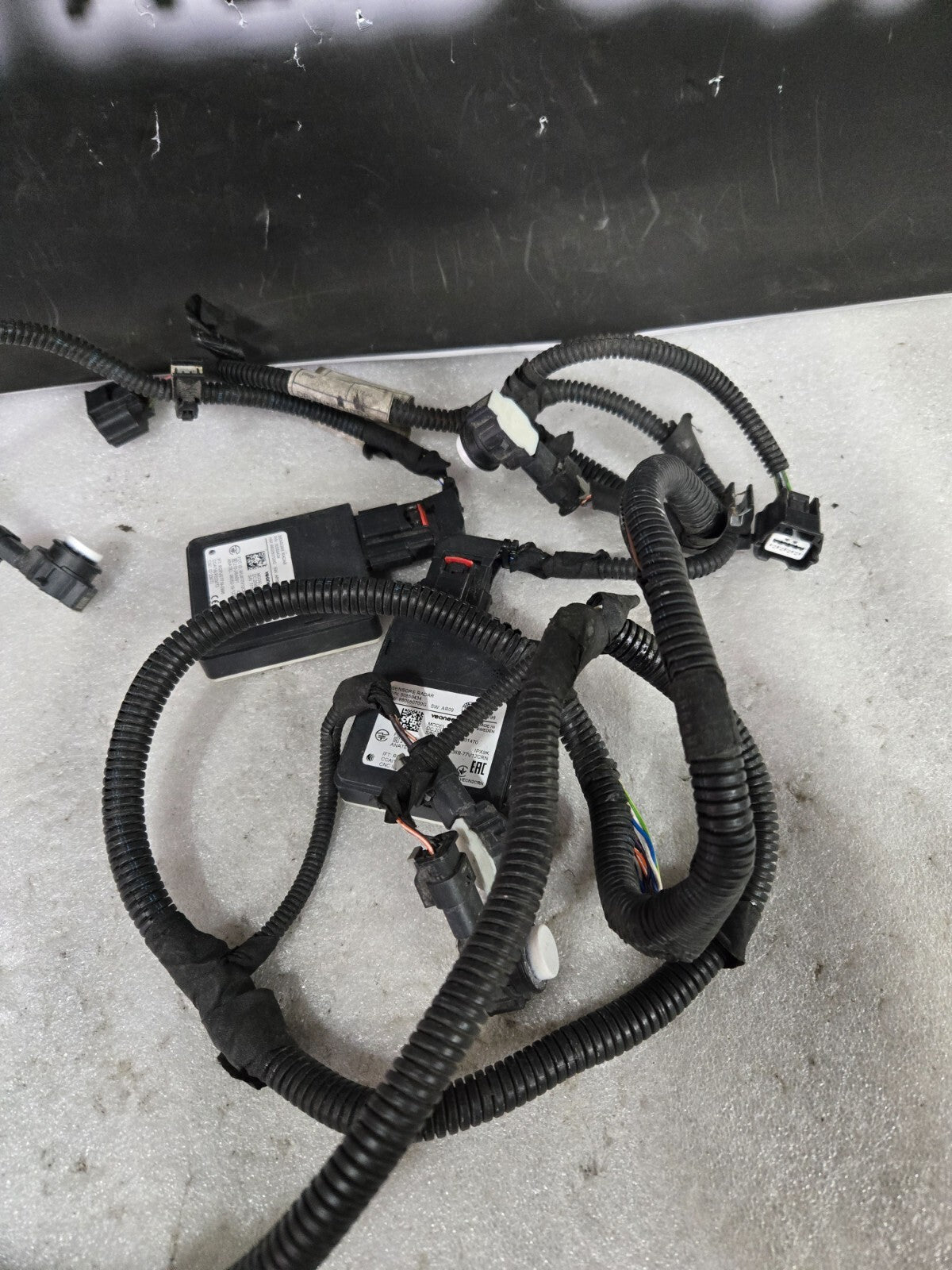 2023 ALFA ROMEO STELVIO REAR BUMPER SENSORS MODULES & HARNESS 00505609560 OEM