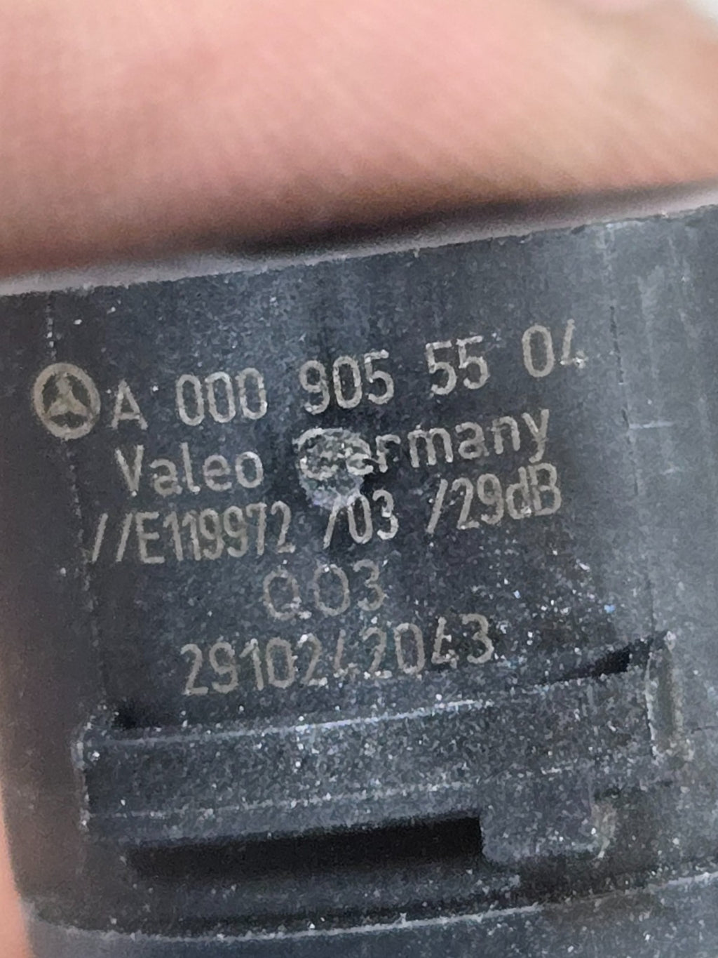2016 - 2023 MERCEDES GLC300 X253 REAR PARKING AID ASSIST SENSOR OEM A0009055504
