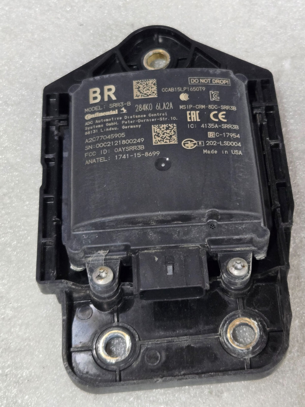 20-22 NISSAN SENTRA REAR RIGHT BLIND SPOT RADAR SENSOR & BRACKET 284K06LA2A OEM