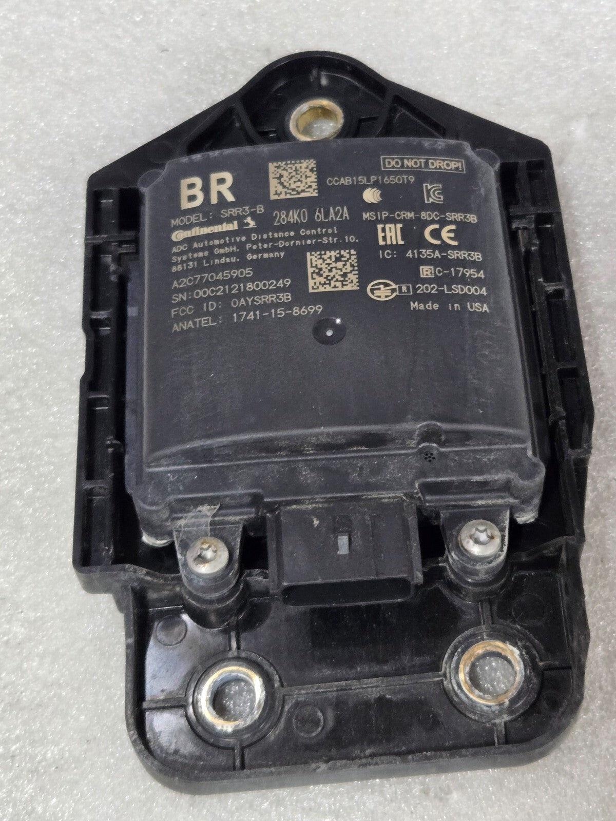 20-22 NISSAN SENTRA REAR RIGHT BLIND SPOT RADAR SENSOR & BRACKET 284K06LA2A OEM