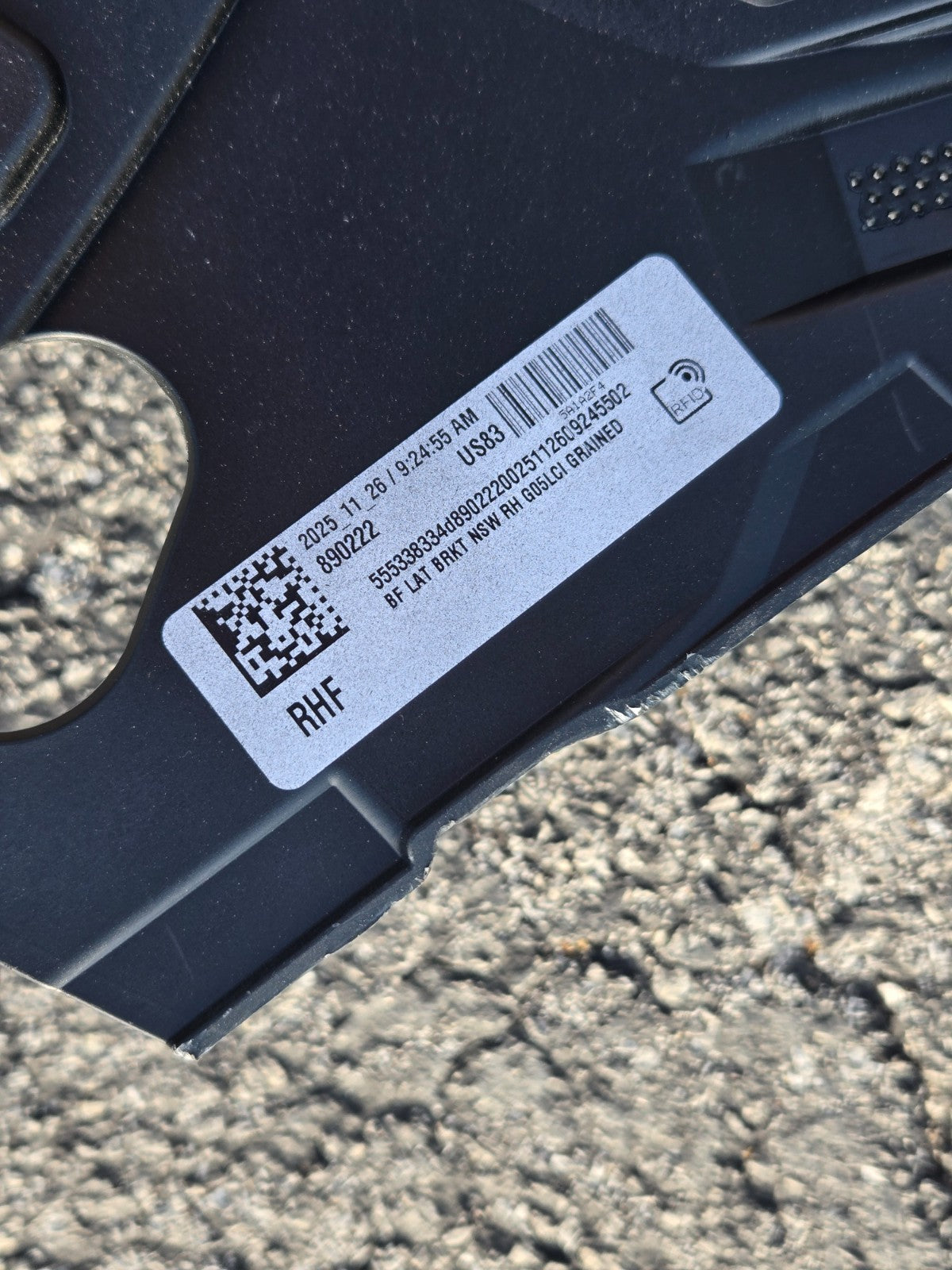 2024 2025 BMW X5 Front Right RH Bumper Mount Bracket 51115A1A2F4 OEM