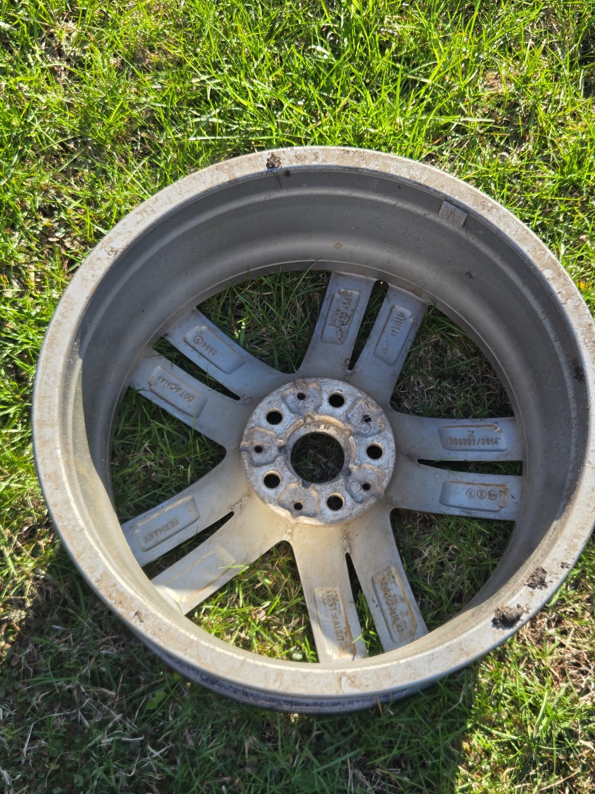 BMW X Series X1 X2 7850456 Machined Charcoal Wheel Rim M Sport 18" OEM 7850456