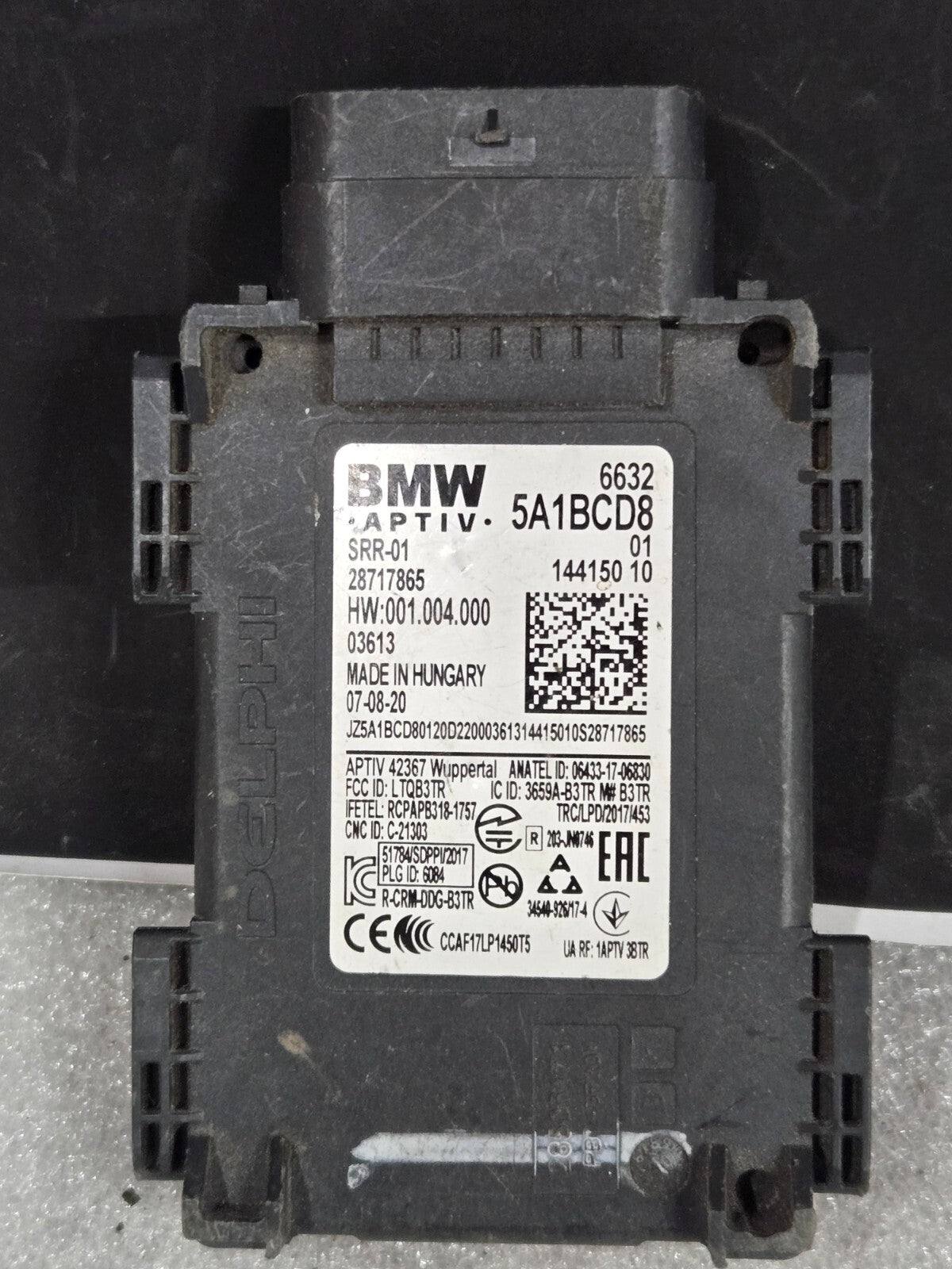 2020 - 2022 BMW X3 G01 OEM REAR LEFT BLIND SPOT RADAR CONTROL MODULE 66325A1BCD8