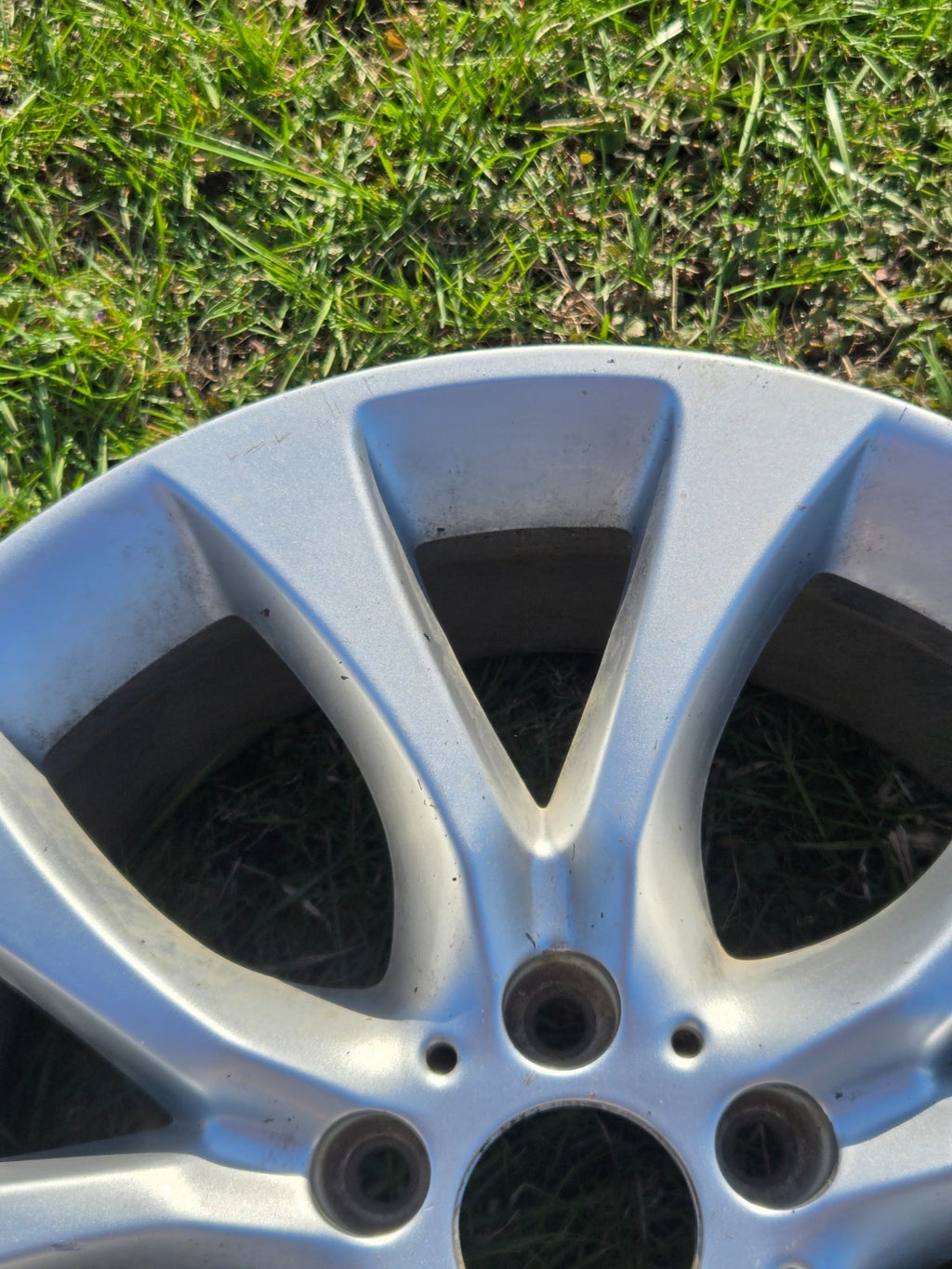 2013-2018 BMW X5 Wheel Rim Alloy 19"X9'' 5 Spoke V Wide Spoke OEM 6853953