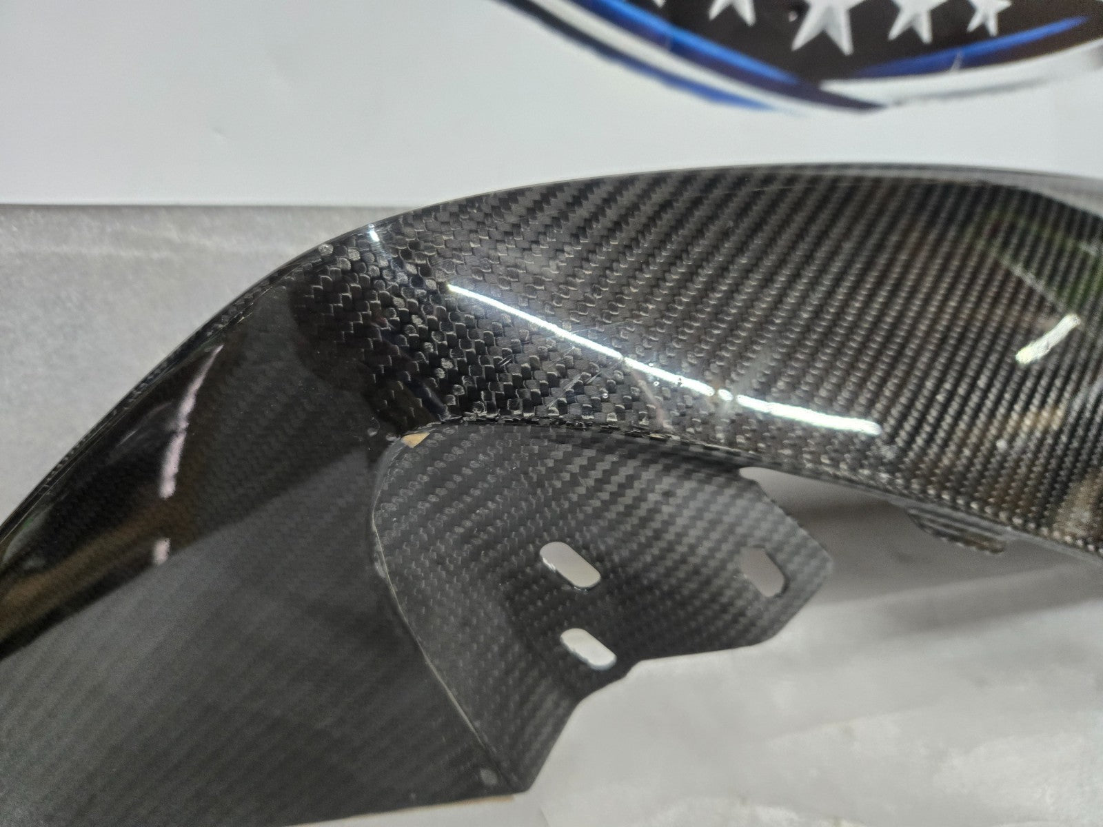 Lamborghini Urus Front Bumper LH Left 4ML807059A Carbon Lip Section OEM Genuine