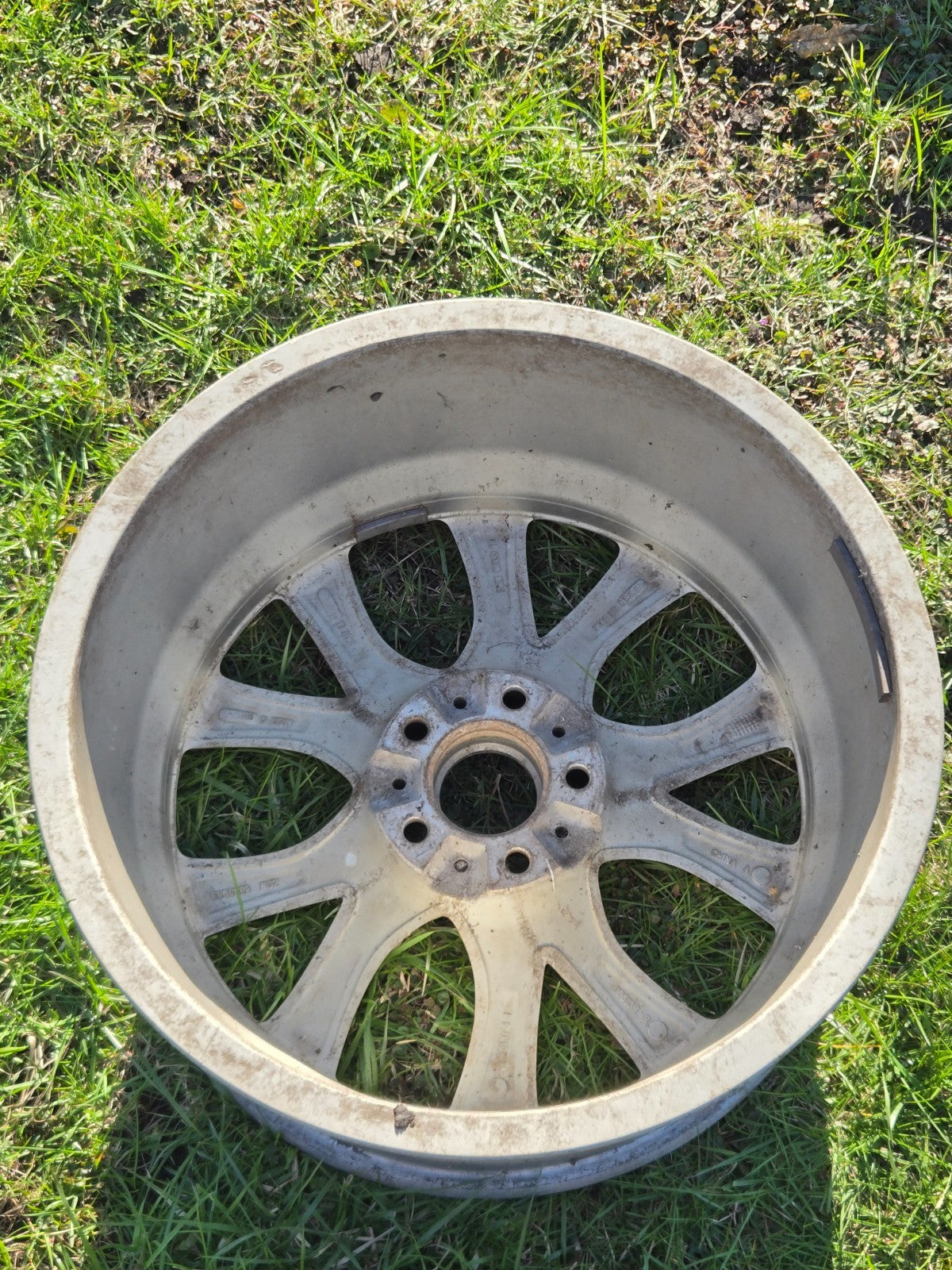 2013-2018 BMW X5 Wheel Rim Alloy 19"X9'' 5 Spoke V Wide Spoke OEM 6853953