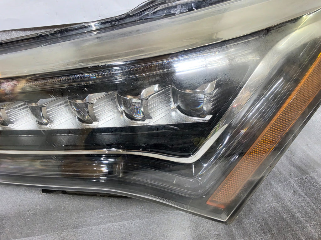 2019-2025 ACURA RDX LEFT LH DRIVER FULL LED HEADLIGHT CHROME OEM 33150-TJB-A01