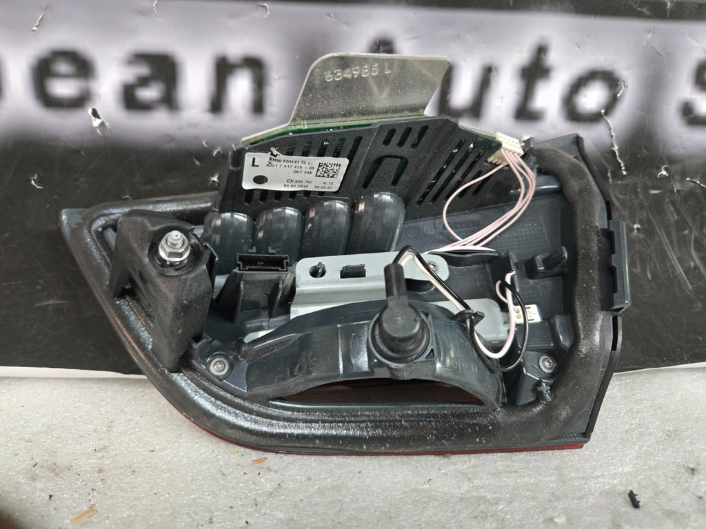 2017 2018 BMW 3 Series F34 330 XIGT Inner Tail Light LH Left Driver OEM 7417475