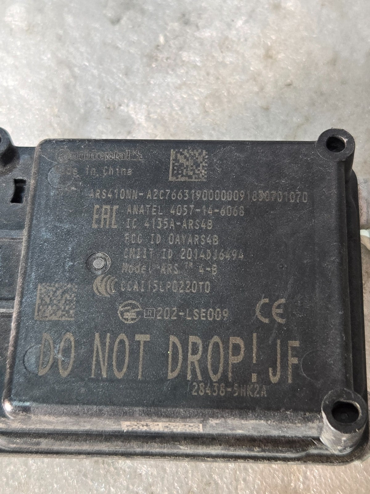 2018 2019 2020 NISSAN ROGUE SPORT RADAR SENSOR MODULE (28438-5HK2A) OEM JF