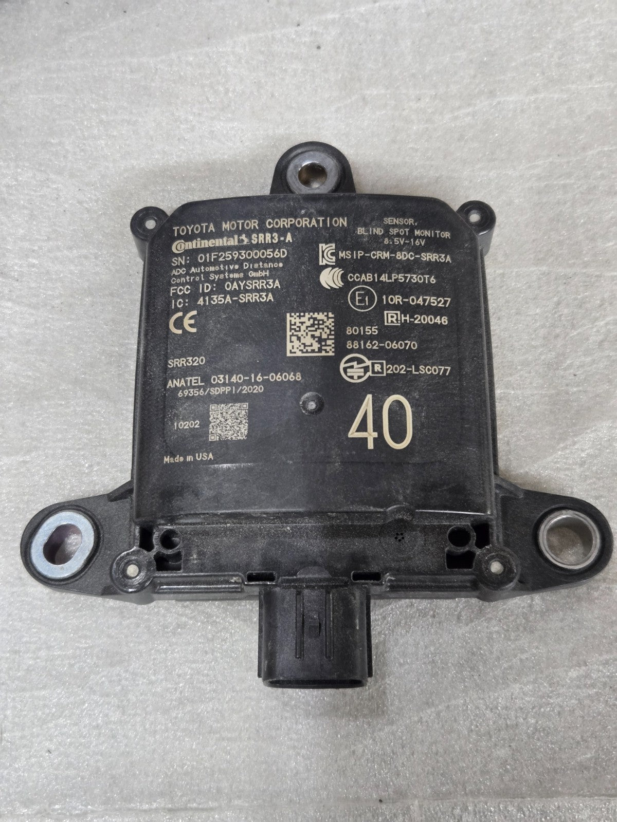2021-2025 Lexus ES350 Blind Spot Monitor Sensor Radar Module 88162-06070 OEM