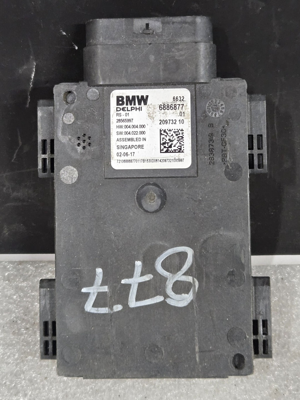 2016-2020 BMW 5 7 X3 X4 REAR BLIND SPOT RADAR SENSOR CONTROL MODULE OEM 6886877