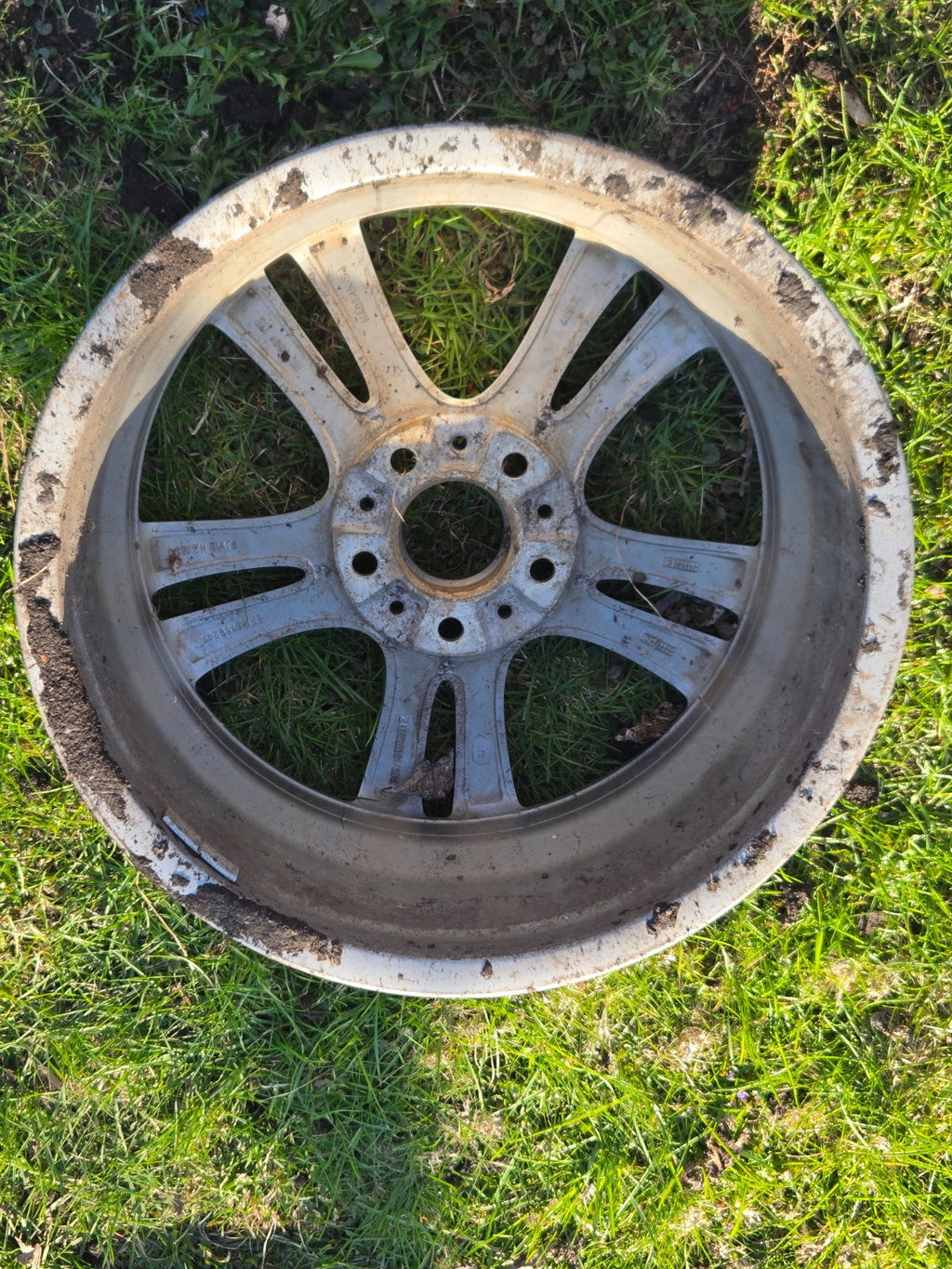 BMW F30 F32 F33 F36 328i 335i 440i R18 X 8" R18 Wheel Rim Silver 6796247 OEM