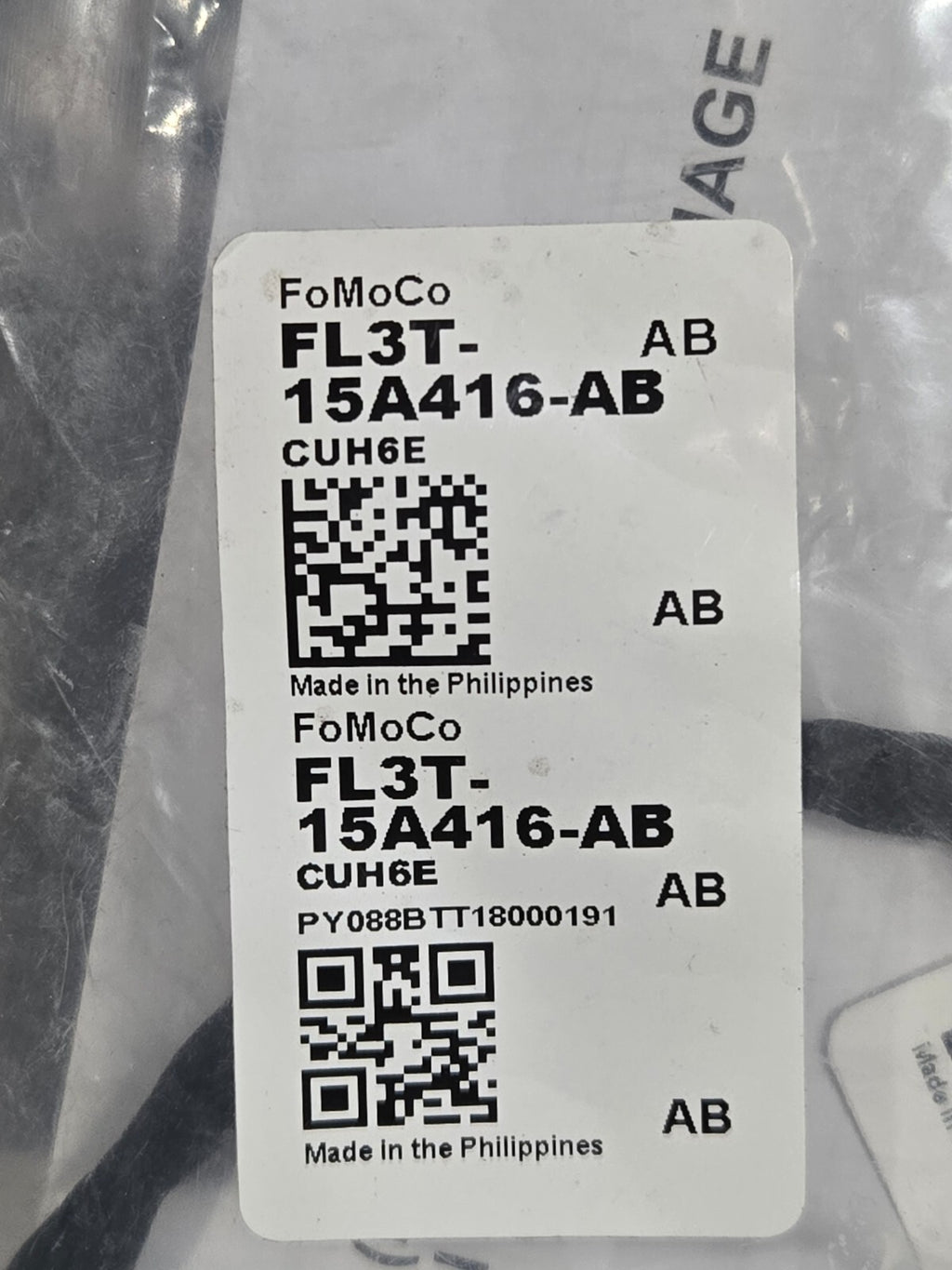 New 2015-2018 OEM Ford F-150 Trailer Brake Control Wiring Harness FL3T-15A416-AB