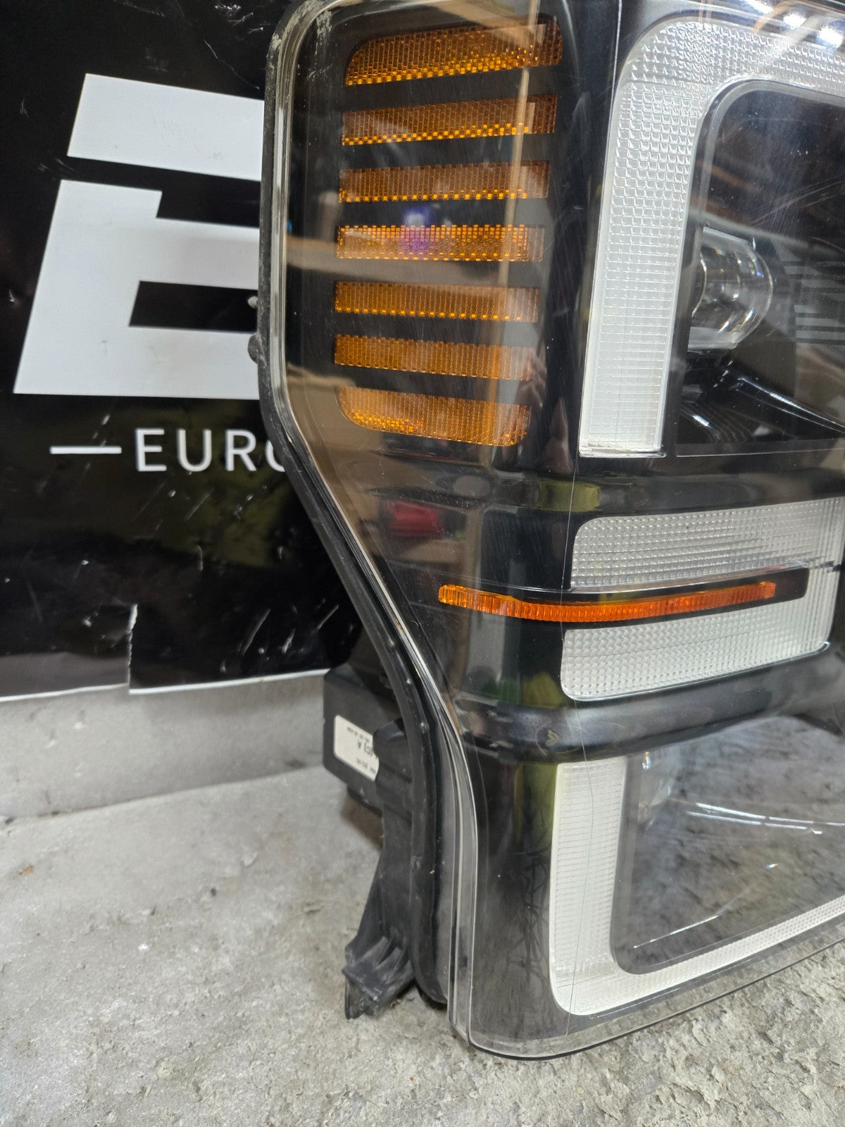 2020-2022 Ford F250 F350 Passenger Right RH LED Black Headlight OEM LC3J13E014AE