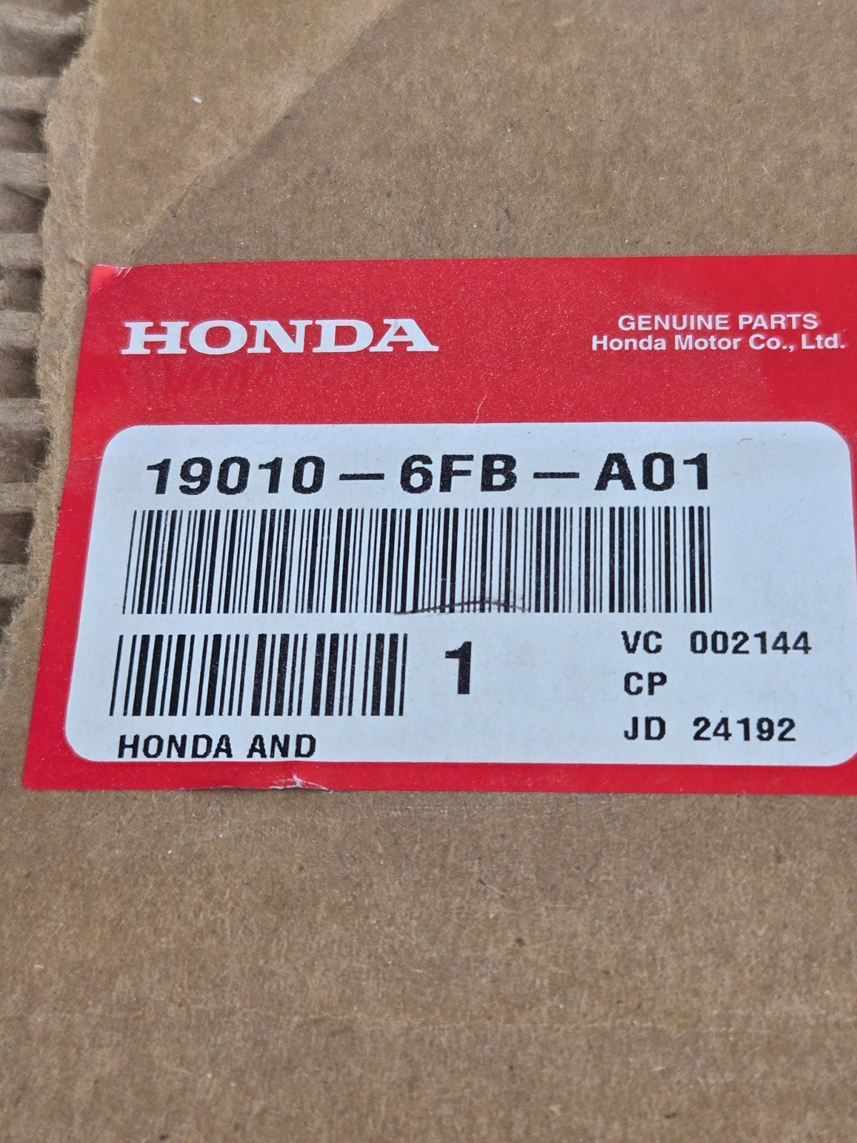 2023-2025 Honda Pilot Aluminum Core Cooling Radiator Assembly 19010-6FB-A01 OEM