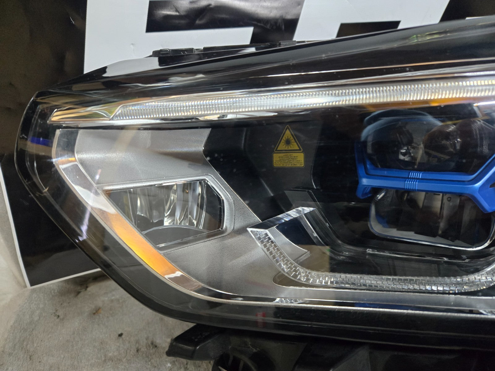 2019-2023 BMW X5 G05 X6 Laser LED Chrome Headlight Left LH Driver OEM Complete!
