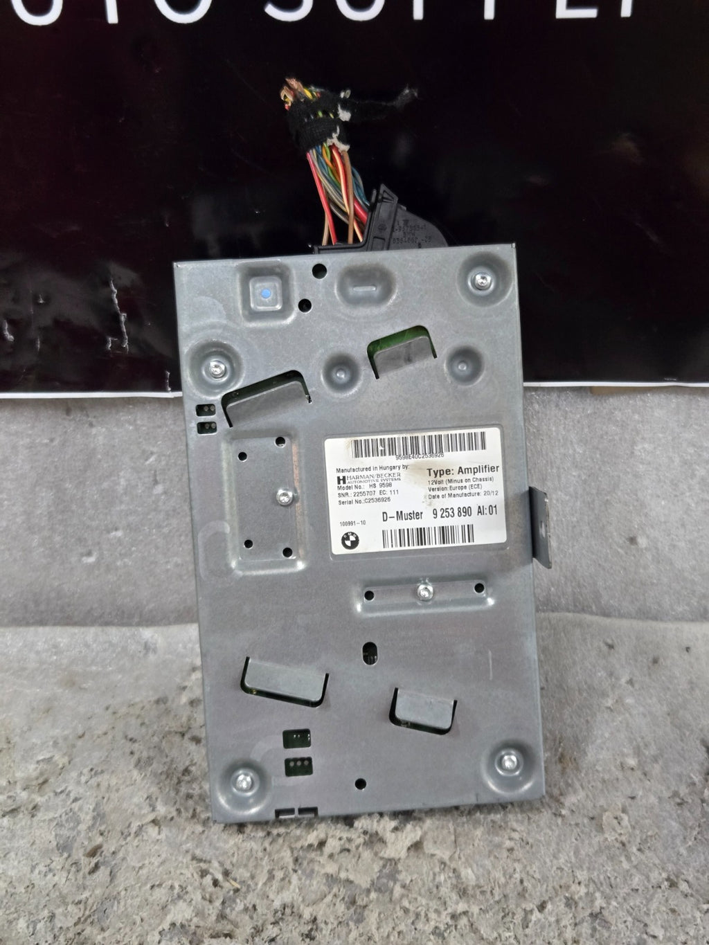 2010 - 2013 Mini Cooper Harman Kardon Amp Radio Stereo Amplifier OEM 9253890