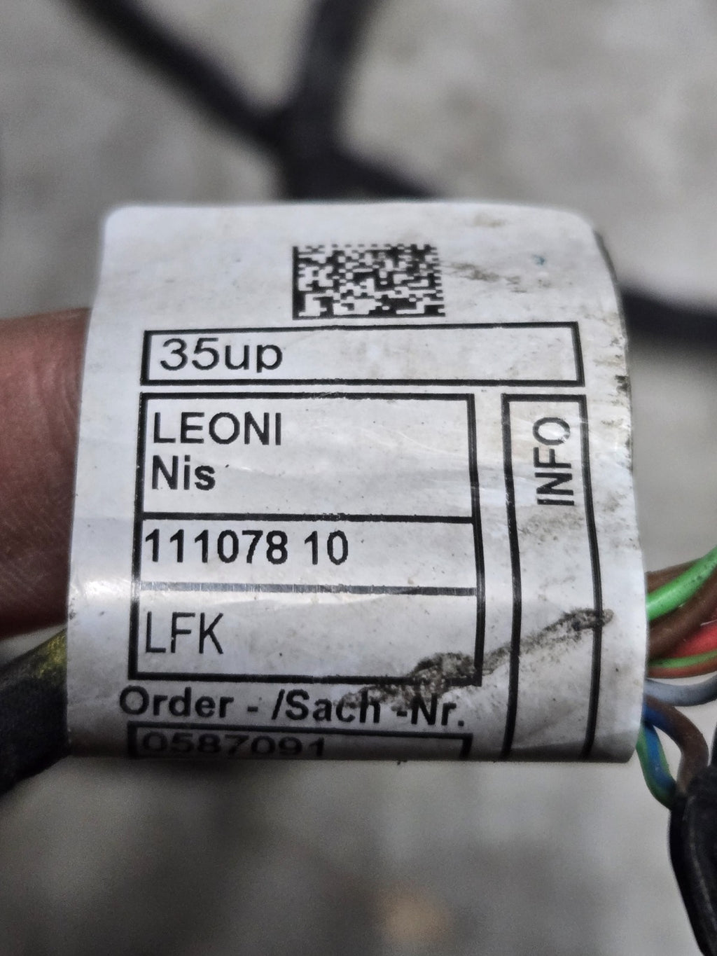 2017 2018 BMW 5 Series G30 G31 G38 Other Harness Wiring Loom 8802342 OEM 111078