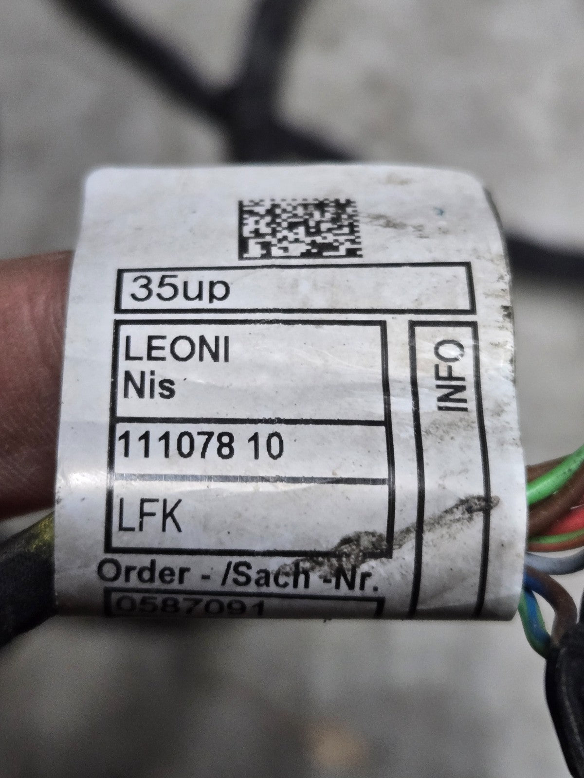 2017 2018 BMW 5 Series G30 G31 G38 Other Harness Wiring Loom 8802342 OEM 111078